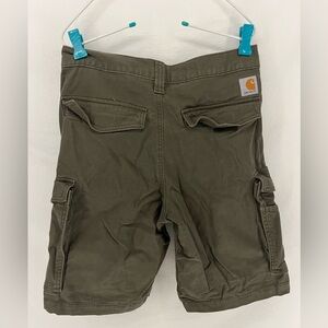 Carhartt Men’s Relaxed Fit Cargo Shorts Army Green Size 29 103542 217